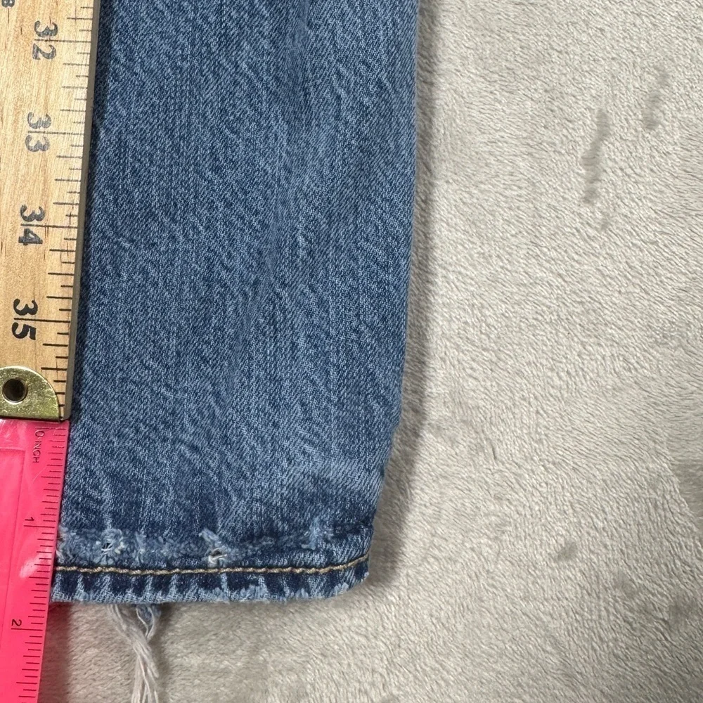 Levi’s Men’s 501 Original Fit Button Fly 100% Cotton Worn In Blue Jeans Size 38